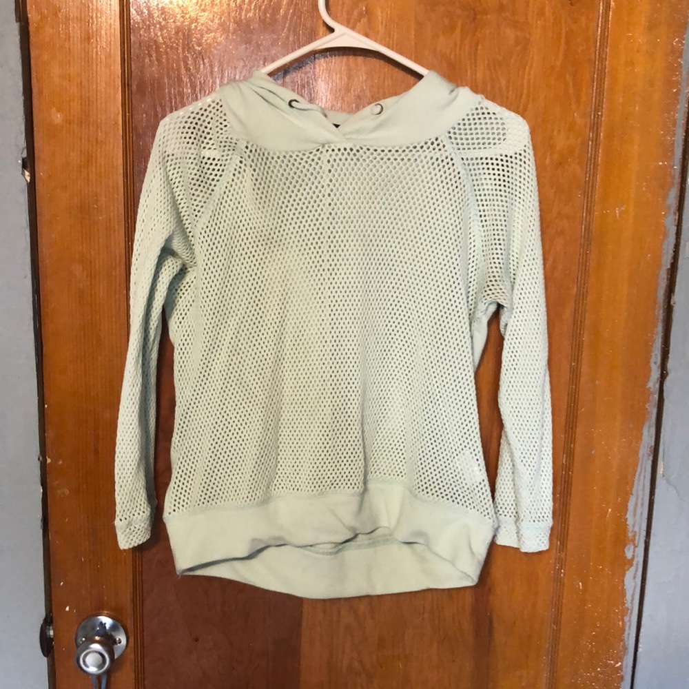 Fishnet dress top